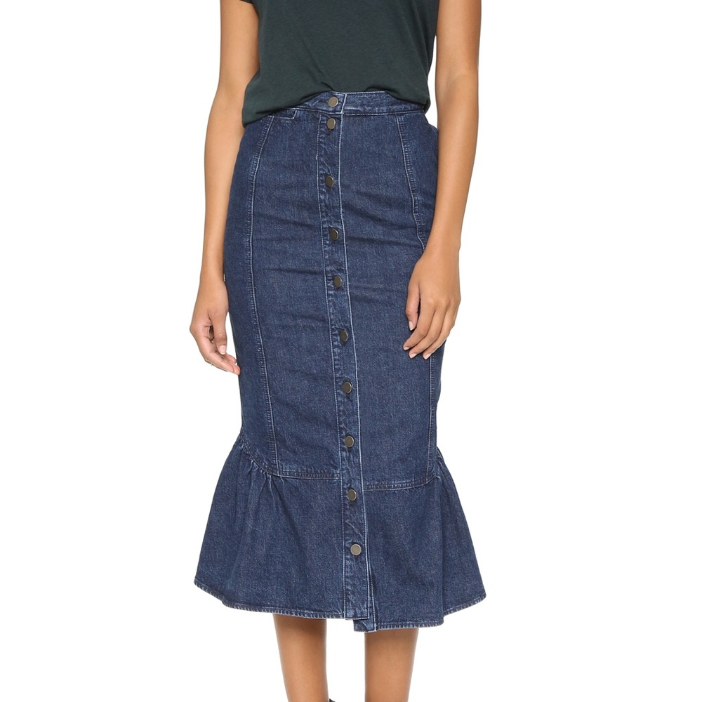 Rachel Comey Denim Mermaid Skirt